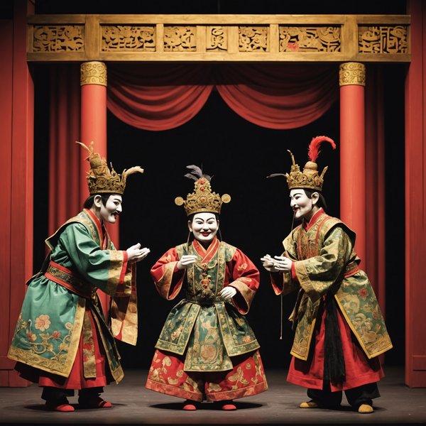 Quelle est l'importance des marionnettes dans le théâtre traditionnel d'Asie ?